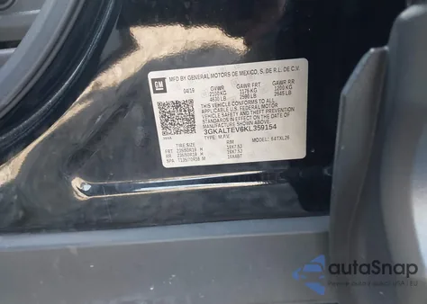 2019 GMC Terrain Sle z USA, uszkodzony, nr VIN 3GKALTEV6KL359154
